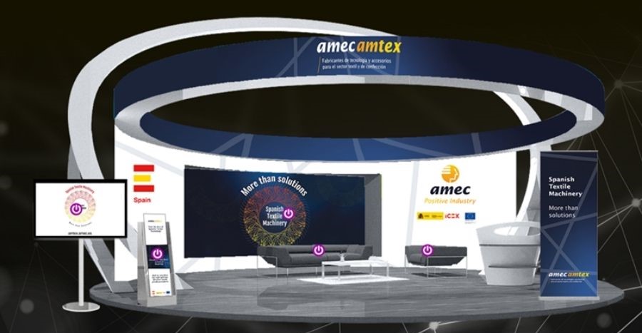 Exemplo do estade da Amex-Amtex onde EAS está participando da Feira Virtual Innovate Texile & Apparel. 